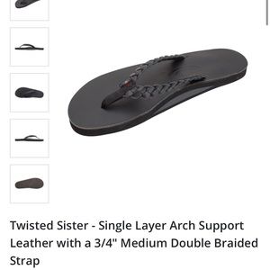 NWT Women’s Braided Rainbow Sandals / Flip Flops